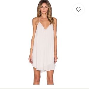 NWT S Rory Beca Tambourine Dress in Nude